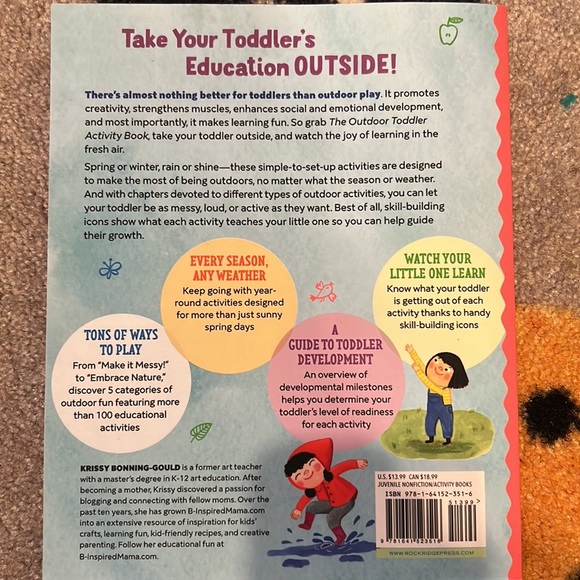 Book bundle ! Kid's Sesame Street cookbook and The Outdoor Toddler Activity Book - Picture 5 of 7